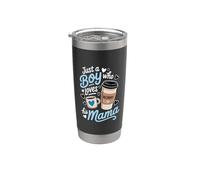 A juego Día de la Madre Divertido Solo Un Niño Que Ama A Su Mamá Vaso térmico de acero inoxidable de doble pared