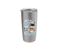 A juego Día de la Madre Divertido Solo Un Niño Que Ama A Su Mamá Vaso térmico de acero inoxidable de doble pared