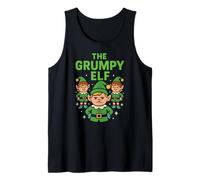 A Juego Elf The Grumpy Elf Fun Kids Family Christmas Camiseta sin Mangas