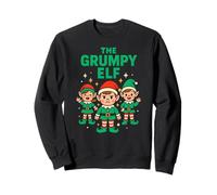A Juego Elf The Grumpy Elf Fun Kids Family Christmas Sudadera