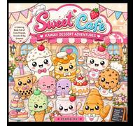 A Kawaii Dessert Coloring Book (ages 4-8): 50 Cute Dessert Friends, Bakery Adventures, Fun Cafe Scenes & Sweet Moments to Color (Creative Adventures for Kids)