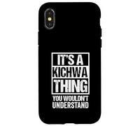 A Kichwa Thing You Wouldn't Understand Quichua Runashimi Carcasa para iPhone X/XS