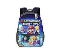 (A)Kids Children Super Mario Bros Backpack 3d Printing Daypack For Boys Girls Elementary Preschool Student School Bags Gifts