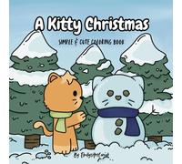 A Kitty Christmas: Simple & Cute Coloring Book