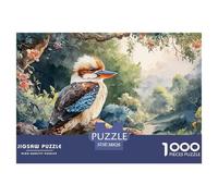 A Kookaburra Bird 1000 Pcs Stabiler Karton Puzzle Wild Bird Stressabbau Kreatives Spiel Puzzles Als Geburtstagsgeschenke 38x26cm/1000pcs