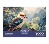 A Kookaburra Bird 1000 Pcs Stabiler Karton Puzzle Wild Bird Stressabbau Kreatives Spiel Puzzles Für Erwachsene Und Kinder 70x50cm/1000pcs