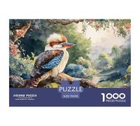 A Kookaburra Bird 1000 Stück Stabiler Karton Puzzle Wild Bird Stressabbau Kreatives Spiel Puzzles Als Wohnaccessoires 70x50cm/1000pcs