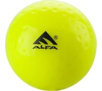 A L F A AB-93 Dimple Field Hockey Ball | Color : Yellow | Size : Standard | PU Material | Precision and Control | Optimal Performance |Training and Matches