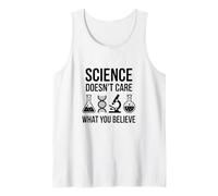 A la ciencia no le importa lo que creas Funny Pro Scientific Camiseta sin Mangas