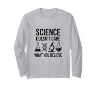 A la ciencia no le importa lo que creas Funny Pro Scientific Manga Larga