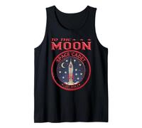 A la Luna Space Cadet Retro Rocket Astronaut EST 2026 Camiseta sin Mangas