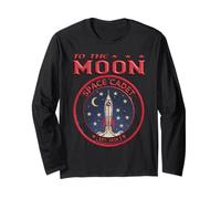 A la Luna Space Cadet Retro Rocket Astronaut EST 2026 Manga Larga