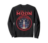A la Luna Space Cadet Retro Rocket Astronaut EST 2026 Sudadera