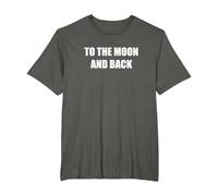 A La Luna Y Volver Camiseta, Hombre Tallas Grandes, Asfalto, 3X Alto