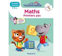 A la maternelle, Maths Grande section: Premiers pas. Avec plein d'autocollants