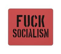 A La Mierda El Socialismo Alfombrilla De Escritorio Lavable Mouse Pad Duradero Mousepad para Pc Oficina Gaming 25X30Cm