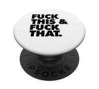 A la Mierda Esto y folla eso PopSockets PopGrip Adhesivo