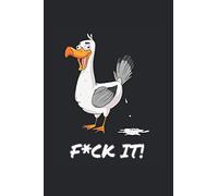 A la mierda Libreta: gaviotas Cuaderno Punteado A5 Bloc de notas comodín Journal Cuaderno de bocetos Regalo loco Folleto con páginas punteadas