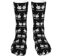 A La Mierda Los Demócratas De Biden Calcetines De Oficina Vestir Fantasía Calcetines De Altos Deportivos Divertidos Calcetine De Invierno Negocios Para Esposo, Amigo, Exterior, 40Cm