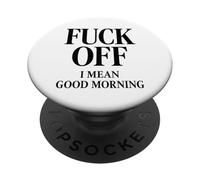 A la Mierda me Refiero a Buenos días PopSockets PopGrip Adhesivo