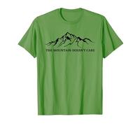 A la montaña no le Importa el montañista Camiseta, Hombre, Hierba, XXL