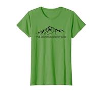 A la montaña no le Importa el montañista Camiseta, Mujer, Hierba, XXL
