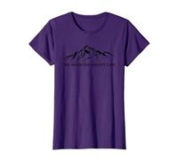 A la montaña no le Importa el montañista Camiseta, Mujer, Morado, M