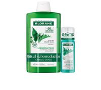 Klorane Champú Seborregulador Ortiga 400 ml + Champú Seco 50 ml