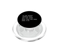 A la Persona Que Lee Esto, Eres Amado Juan 3:16 Christian PopSockets PopGrip para MagSafe