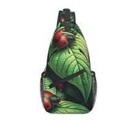 A Ladybug Full Of Life On A Leaf - Bolso bandolera de viaje para hombre, mochila de senderismo