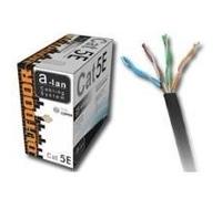 A-LAN KIU5OUTS305 305m Cat5e U/UTP (UTP) Negro - Cable de red (305 m, Cat5e, U/UTP (UTP), Negro)