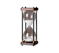A Large 60 Minute Hourglass, with Rainbow Glass, a Gift Hourglass for the Home Desk