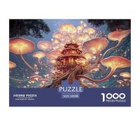 A Large Tree with Moss-Covered Roots 1000 Pzas Corte Preciso Rompecabezas Mushroom Garden Familia Jigsaw Educativo Adultos 52x38cm/1000pcs