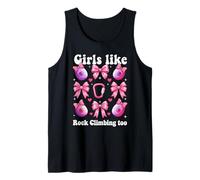 A Las Chicas también Les Gusta la Escalada en Roca Camiseta sin Mangas