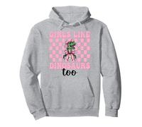 A Las Chicas también Les Gustan los Dinosaurios Trex Tyrannosaurus Rex Coquette Bow Sudadera con Capucha