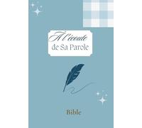 À l'écoute de Sa Parole. Un carnet élégant avec des pages en couleur pour noter vos prédications.