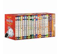 A Library of a Wimpy Kid 1-22 - Juego en caja para niños, serie de colección completa de 22 libros, edición de tapa blanda para niños