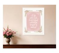 A Life Well Lived White Framed Print Wall Art