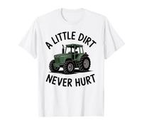 A Little Dirt Never Hurt Trucker Niños Niñas Niños Camiseta