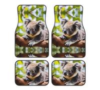 A Little Koala - Alfombrillas duraderas para coche, fáciles de limpiar, resistentes a la decoloración (juego de 4), mantienen limpio el interior de tu coche, camión o furgoneta