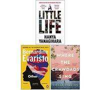 A Little Life, Girl Woman Other, Where the Crawdads Sing 3 Books Collection Set
