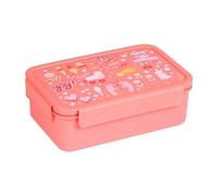 A LITTLE LOVELY COMPANY Bento - Fiambrera Diseños - Fiambrera, caja de almuerzo, caja de desayuno, caja de aperitivos para niños (Coral)
