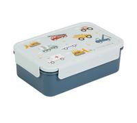 A LITTLE LOVELY COMPANY Fiambrera bento 3 compartimentos con diseño de vehículos