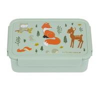 A LITTLE LOVELY COMPANY Bento Fiambrera Forest Friends - Fiambrera, fiambrera, fiambrera, fiambrera, fiambrera, fiambrera, caja de almuerzo, caja de desayuno, caja de aperitivos para niños, amantes