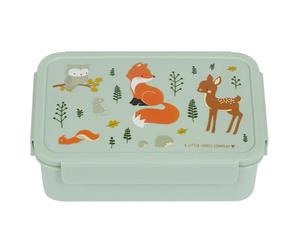 A LITTLE LOVELY COMPANY Bento Fiambrera Forest Friends - Fiambrera, fiambrera, fiambrera, fiambrera, fiambrera, fiambrera, caja de almuerzo, caja de desayuno, caja de aperitivos para niños, amantes