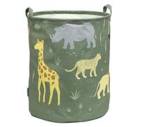 A little lovely company Cesta de almacenamiento de algodón: Savanna, verde, 1 unidad