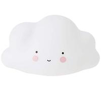 A LITTLE LOVELY COMPANY Ltcw025 - Lámpara en Forma de Nube, Plástico, Color Blanco, Mini