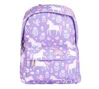A LITTLE LOVELY COMPANY Mochila, 23.5x30x10 cm, Amarilla, Infantil, Para Niños Pequeños, Poliéster, 7 Litros, Con Correa de Pecho, Para Guardería y Escuela (Purpura)