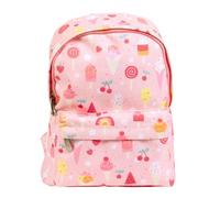 A LITTLE LOVELY COMPANY Mochila, 23.5x30x10 cm, Amarilla, Infantil, Para Niños Pequeños, Poliéster, 7 Litros, Con Correa de Pecho, Para Guardería y Escuela (Rosa suave)