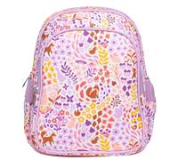A LITTLE LOVELY COMPANY Mochila, 27x32x19 cm, Gris, Infantil, Poliéster y PEVA, 16 Litros, con Bolsillo Térmico, para Escuela y Viajes (Lila)